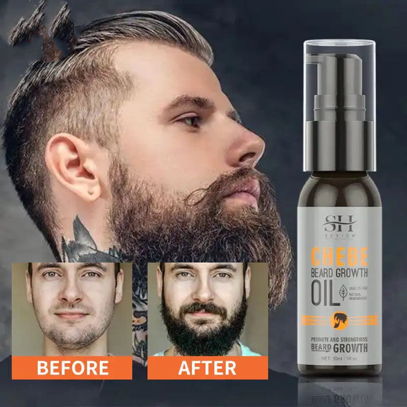 Men’s Beard Growth Oil to Combat Hair Loss Naturally