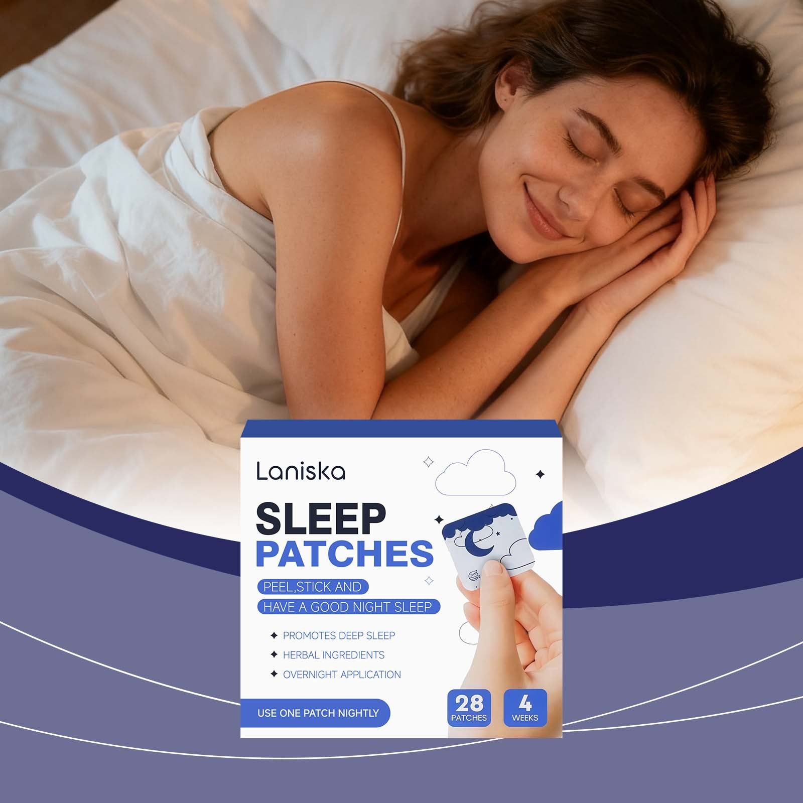 Calming Sleep Patch for Relaxing, Peaceful Rest