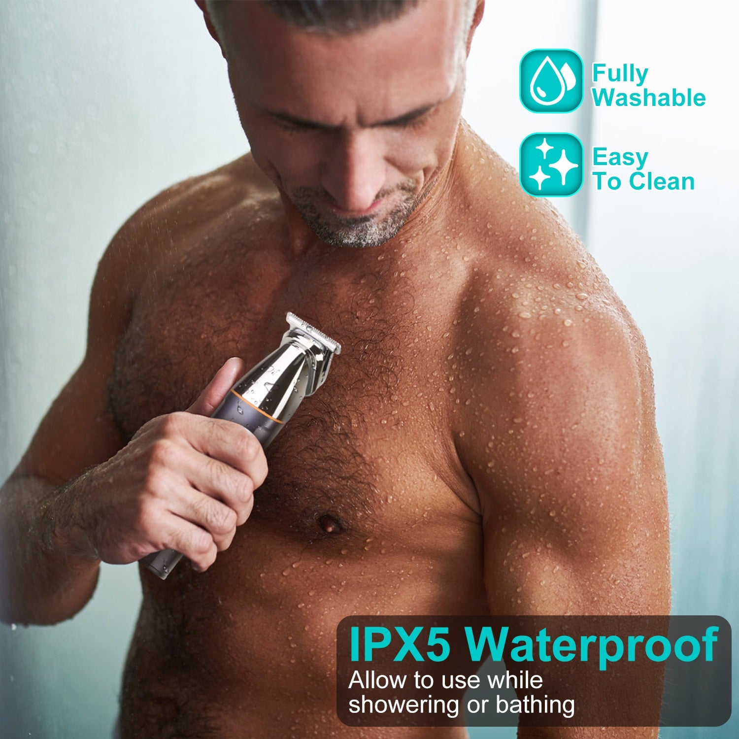 Ultimate All-In-One Waterproof Beard & Body Grooming Kit