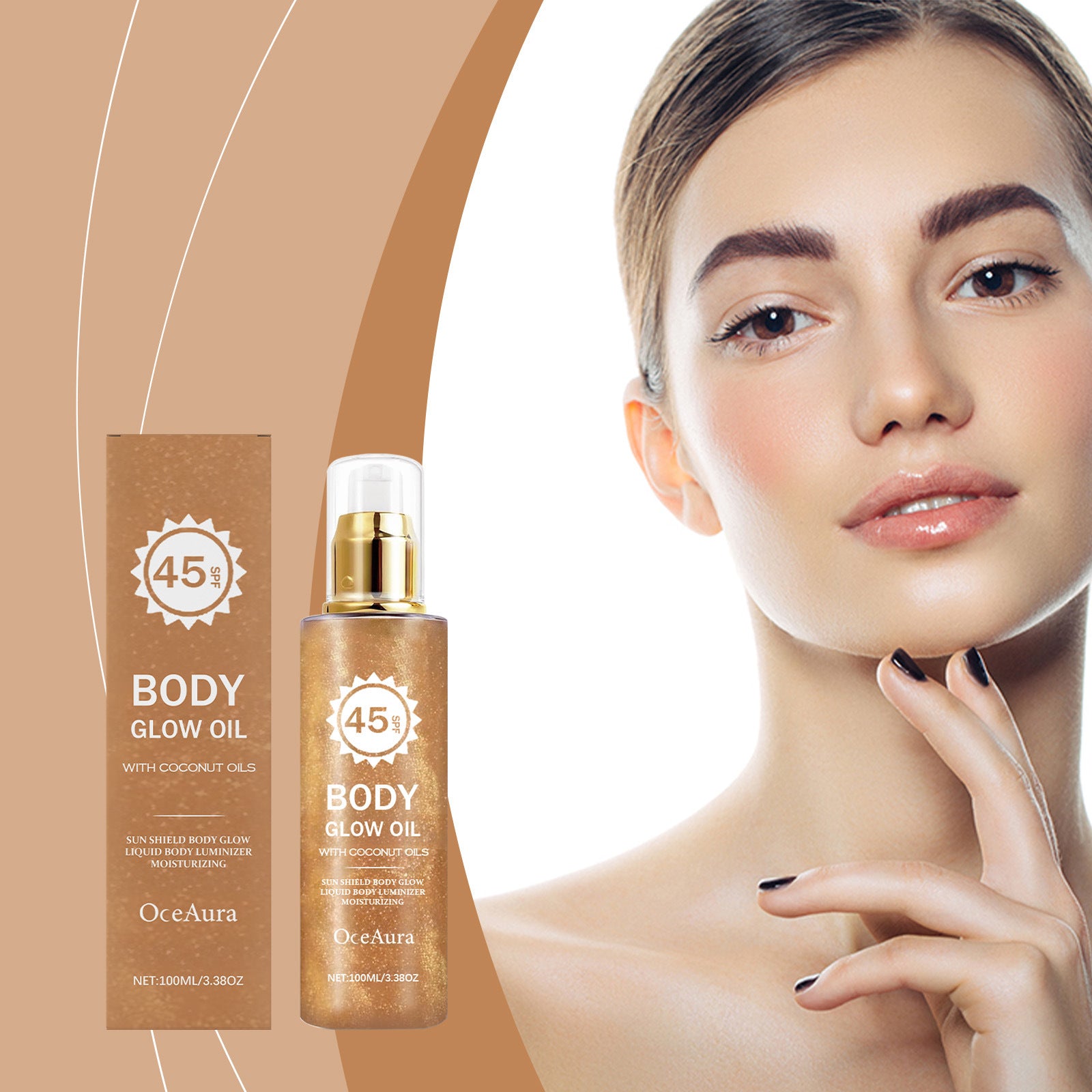 Coconut Sparkling Sunscreen Oil