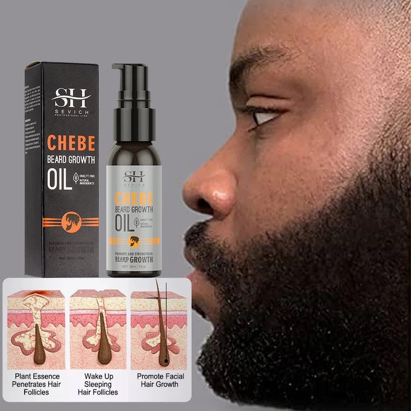 Men’s Beard Growth Oil to Combat Hair Loss Naturally