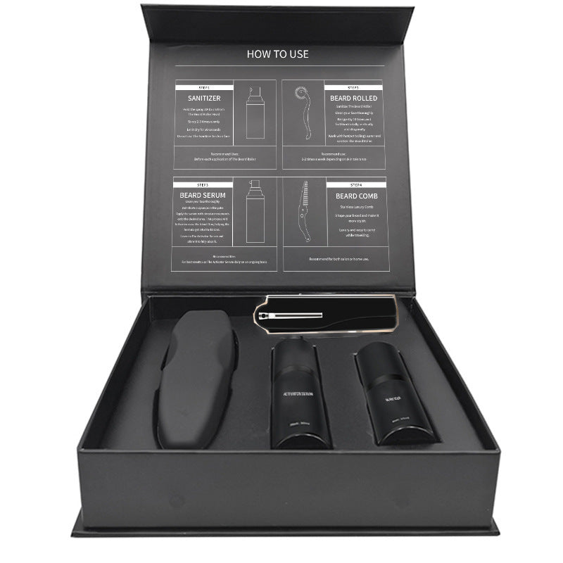 Beard Grooming Kit for Soft, Tamed, Well-Maintained Beard