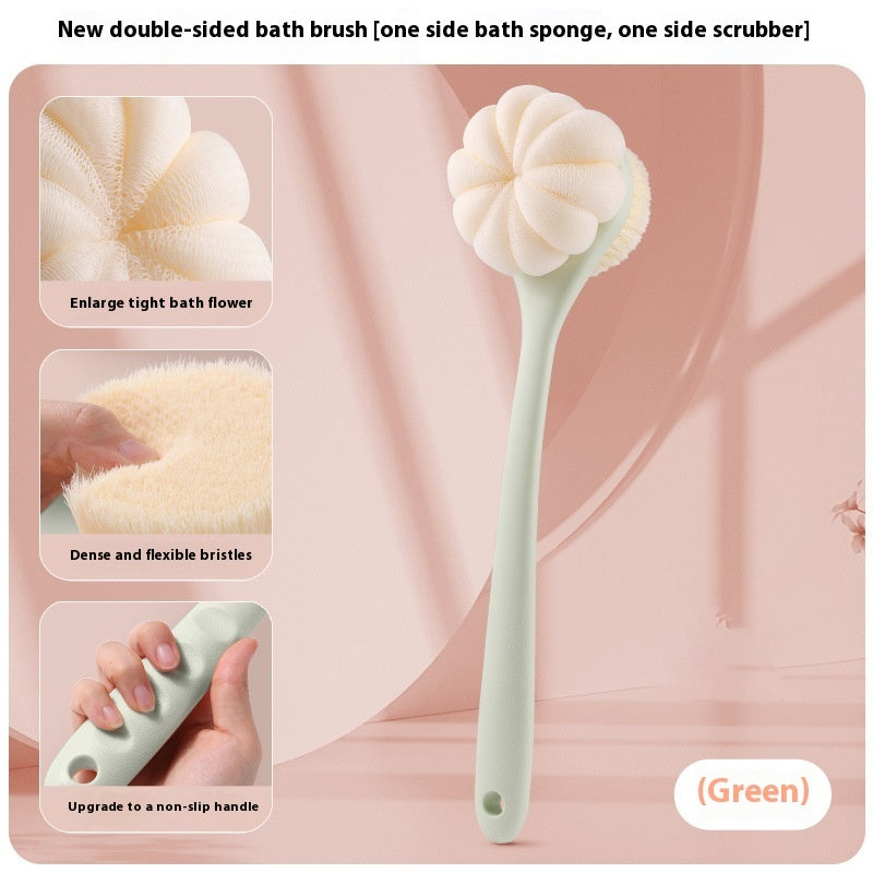 Long Handle Bath Brush Soft Fur Two-in-one Bath Brush Bath Brush