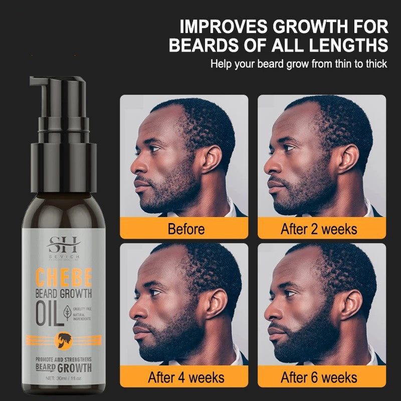 Men’s Beard Growth Oil to Combat Hair Loss Naturally