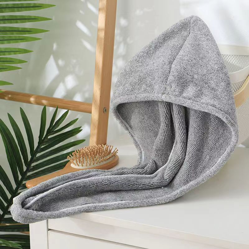 Bamboo Charcoal Hair Towel for Fast, Soft, Drying Hair
